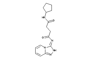 Image of N-cyclopentyl-N'-(2H-[1,2,4]triazolo[4,3-a]pyridin-3-ylidene)succinamide
