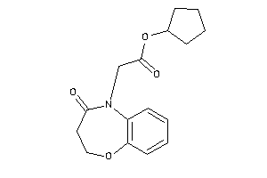 2-(4-keto-2,3-dihydro-1,5-benzoxazepin-5-yl)acetic Acid Cyclopentyl Ester