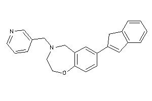 7-(1H-inden-2-yl)-4-(3-pyridylmethyl)-3,5-dihydro-2H-1,4-benzoxazepine