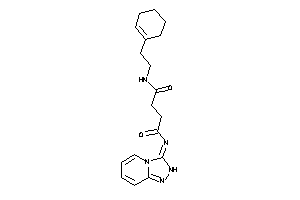 Image of N-(2-cyclohexen-1-ylethyl)-N'-(2H-[1,2,4]triazolo[4,3-a]pyridin-3-ylidene)succinamide