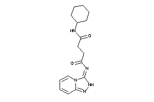 Image of N-cyclohexyl-N'-(2H-[1,2,4]triazolo[4,3-a]pyridin-3-ylidene)succinamide