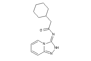 Image of 2-cyclohexyl-N-(2H-[1,2,4]triazolo[4,3-a]pyridin-3-ylidene)acetamide