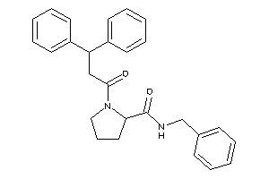 N-benzyl-1-(3,3-diphenylpropanoyl)pyrrolidine-2-carboxamide