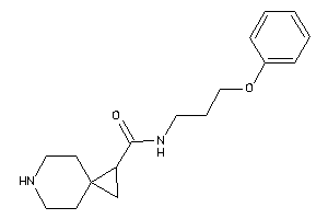 N-(3-phenoxypropyl)-6-azaspiro[2.5]octane-2-carboxamide