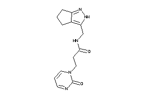 3-(2-ketopyrimidin-1-yl)-N-(2,4,5,6-tetrahydrocyclopenta[c]pyrazol-3-ylmethyl)propionamide