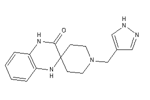 1'-(1H-pyrazol-4-ylmethyl)spiro[1,4-dihydroquinoxaline-3,4'-piperidine]-2-one
