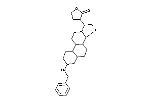 Image of 3-[3-(benzylamino)-2,3,4,5,6,7,8,9,10,11,12,13,14,15,16,17-hexadecahydro-1H-cyclopenta[a]phenanthren-17-yl]tetrahydrofuran-2-one