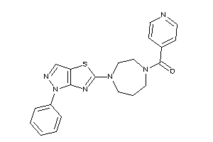 [4-(1-phenylpyrazolo[3,4-d]thiazol-5-yl)-1,4-diazepan-1-yl]-(4-pyridyl)methanone
