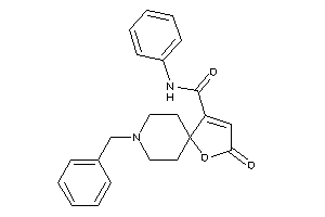 8-benzyl-2-keto-N-phenyl-1-oxa-8-azaspiro[4.5]dec-3-ene-4-carboxamide