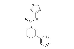 3-phenyl-N-(1,2,4-thiadiazol-5-yl)piperidine-1-carboxamide