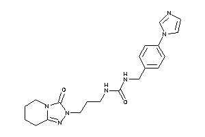 Image of 1-(4-imidazol-1-ylbenzyl)-3-[3-(3-keto-5,6,7,8-tetrahydro-[1,2,4]triazolo[4,3-a]pyridin-2-yl)propyl]urea