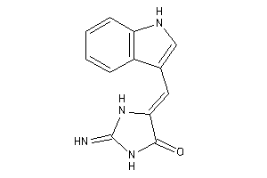 2-imino-5-(1H-indol-3-ylmethylene)-4-imidazolidinone
