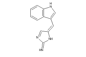 [4-(1H-indol-3-ylmethylene)-3-imidazolin-2-ylidene]amine