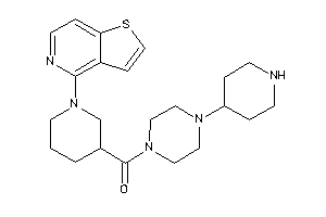 [4-(4-piperidyl)piperazino]-(1-thieno[3,2-c]pyridin-4-yl-3-piperidyl)methanone
