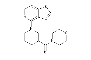 Morpholino-(1-thieno[3,2-c]pyridin-4-yl-3-piperidyl)methanone