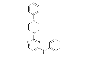 Image of Phenyl-[2-(4-phenylpiperazino)pyrimidin-4-yl]amine