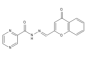 N-[(4-ketochromen-2-yl)methyleneamino]pyrazinamide