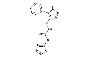 1-[(5-phenyl-1H-pyrazol-4-yl)methyl]-3-(1,2,4-thiadiazol-5-yl)urea