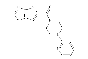 Image of [4-(2-pyridyl)piperazino]-thieno[2,3-d]thiazol-5-yl-methanone
