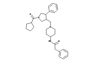 N-[1-[[1-(cyclopentanecarbonyl)-4-phenyl-pyrrolidin-3-yl]methyl]-4-piperidyl]-2-phenyl-acetamide