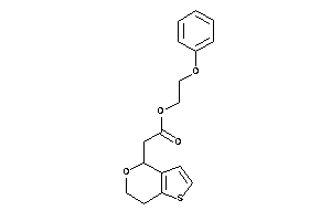 2-(6,7-dihydro-4H-thieno[3,2-c]pyran-4-yl)acetic Acid 2-phenoxyethyl Ester