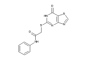 2-[(7-keto-6H-thiazolo[4,5-d]pyrimidin-5-yl)thio]-N-phenyl-acetamide