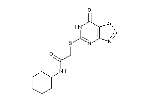 N-cyclohexyl-2-[(7-keto-6H-thiazolo[4,5-d]pyrimidin-5-yl)thio]acetamide