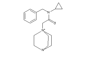 2-(4-aza-1-azoniabicyclo[2.2.2]octan-1-yl)-N-benzyl-N-cyclopropyl-acetamide