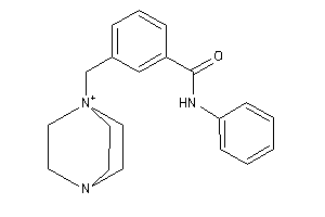 3-(4-aza-1-azoniabicyclo[2.2.2]octan-1-ylmethyl)-N-phenyl-benzamide