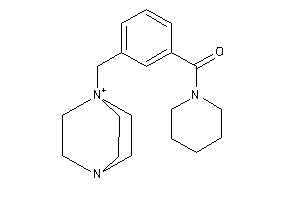 [3-(4-aza-1-azoniabicyclo[2.2.2]octan-1-ylmethyl)phenyl]-piperidino-methanone