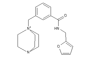 3-(4-aza-1-azoniabicyclo[2.2.2]octan-1-ylmethyl)-N-(2-furfuryl)benzamide