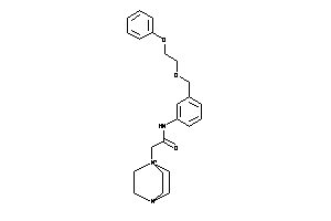 2-(4-aza-1-azoniabicyclo[2.2.2]octan-1-yl)-N-[3-(2-phenoxyethoxymethyl)phenyl]acetamide