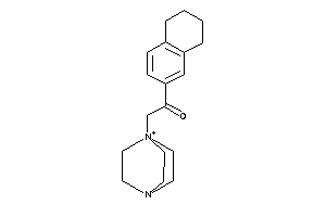 2-(4-aza-1-azoniabicyclo[2.2.2]octan-1-yl)-1-tetralin-6-yl-ethanone