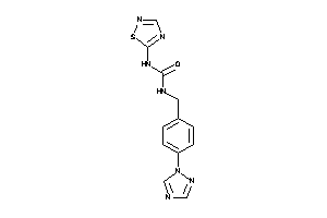 1-(1,2,4-thiadiazol-5-yl)-3-[4-(1,2,4-triazol-1-yl)benzyl]urea