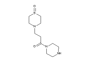 3-(1-keto-1,4-thiazinan-4-yl)-1-piperazino-propan-1-one