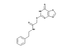 2-[(7-keto-6H-thiazolo[4,5-d]pyrimidin-5-yl)thio]-N-phenethyl-acetamide