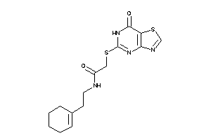 N-(2-cyclohexen-1-ylethyl)-2-[(7-keto-6H-thiazolo[4,5-d]pyrimidin-5-yl)thio]acetamide