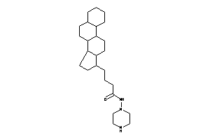 4-(2,3,4,5,6,7,8,9,10,11,12,13,14,15,16,17-hexadecahydro-1H-cyclopenta[a]phenanthren-17-yl)-N-piperazino-butyramide