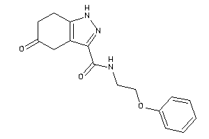 Image of 5-keto-N-(2-phenoxyethyl)-1,4,6,7-tetrahydroindazole-3-carboxamide