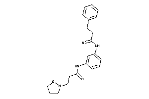 N-[3-(hydrocinnamoylamino)phenyl]-3-isoxazolidin-2-yl-propionamide
