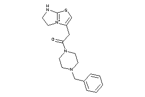 1-(4-benzylpiperazino)-2-(6,7-dihydro-5H-imidazo[2,1-b]thiazol-4-ium-3-yl)ethanone
