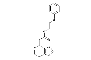 2-(5,7-dihydro-4H-thieno[2,3-c]pyran-7-yl)acetic Acid 2-phenoxyethyl Ester