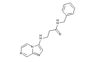 Image of N-benzyl-3-(imidazo[1,2-a]pyrazin-3-ylamino)propionamide