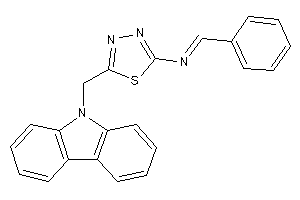 Benzal-[5-(carbazol-9-ylmethyl)-1,3,4-thiadiazol-2-yl]amine