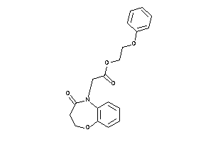 2-(4-keto-2,3-dihydro-1,5-benzoxazepin-5-yl)acetic Acid 2-phenoxyethyl Ester