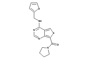 [4-(2-furfurylamino)thieno[3,4-d]pyrimidin-7-yl]-pyrrolidino-methanone
