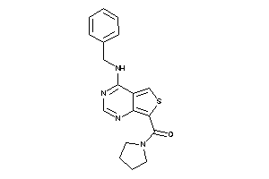[4-(benzylamino)thieno[3,4-d]pyrimidin-7-yl]-pyrrolidino-methanone