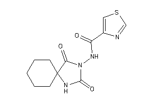 Image of N-(2,4-diketo-1,3-diazaspiro[4.5]decan-3-yl)thiazole-4-carboxamide