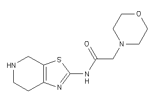 Image of 2-morpholino-N-(4,5,6,7-tetrahydrothiazolo[5,4-c]pyridin-2-yl)acetamide