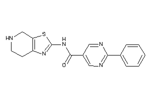 Image of 2-phenyl-N-(4,5,6,7-tetrahydrothiazolo[5,4-c]pyridin-2-yl)pyrimidine-5-carboxamide